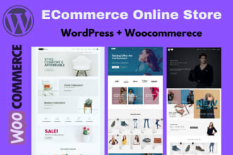 make ecommerce website store using wordpress woocommerce