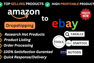 do amazon and aliexpress to ebay dropshipping listings