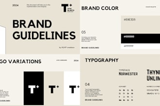 create brand identity design with free logo and branding kit