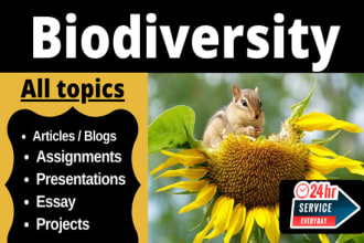 assist in biology, climate change, and pollution research