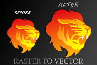 do vector logo, vector tracing, redraw an image