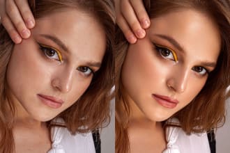 professional photo retouching and object removed