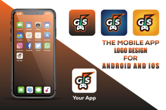 do mobile app logo design for android and IOS