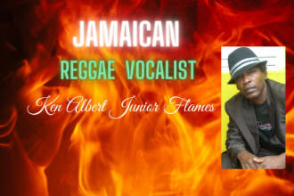 write and record professional reggae  vocal and harmony