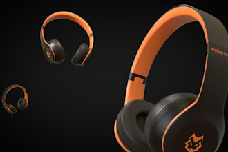 do 3d product modeling 3d logo model for your commercial ads