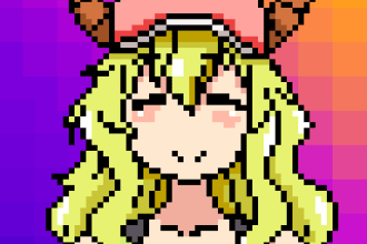 do a 16 bit pixel art image or gif about anything
