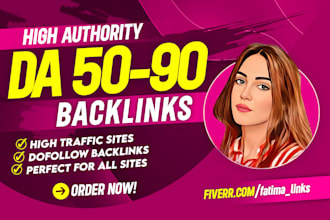 seo backlinks high da authority link building service for google ranking