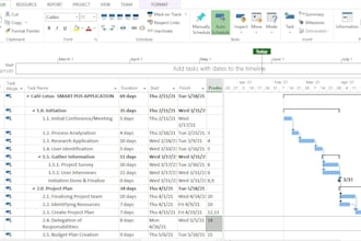 do any project management task for you