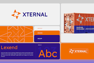 design minimalist logo design and branding kits