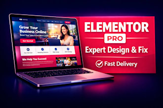 be elementor pro expert design, fix and customize wordpress website