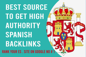 increase 20 spanish high da dofollow authority backlinks