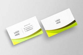 design business card, letterhead, or stationery items