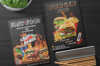 design a professional flyer and media kit 24 hours