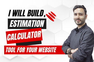 develop multistep cost estimation calculator in wordpress