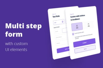 customize your webflow contact, subscription and multi step form
