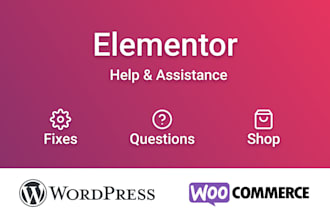 help with elementor in wordpress
