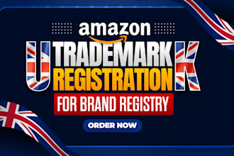 help you with trademark registration UK for amazon
