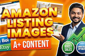 design amazon listing images, and a plus content