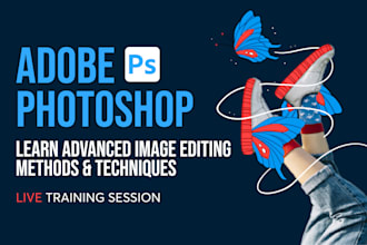 teach you adobe photoshop from beginner to advanced levels