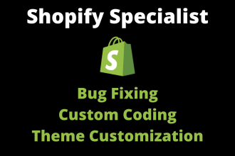fix shopify bugs, resolve custom code and theme issues