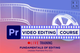 teach adobe premiere pro video editing professionally via zoom