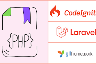 fix errors, develop new features in php, yii, laravel, codeigniter