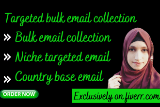 do verify niche targeted bulk email collection, email extraction, email scraping