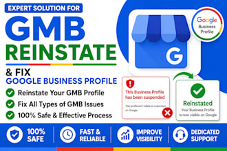 do gmb reinstate and fix gmb suspension google my business profile appeal