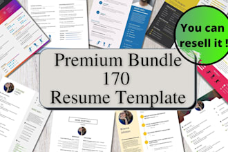 give you a premium resume template bundle
