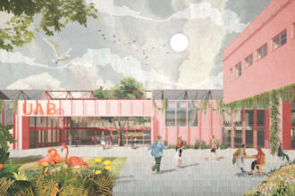 do 3d architecture and interior design by digital collage