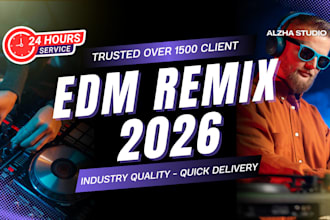 remix your song into techno subgenre, including mixing mastering
