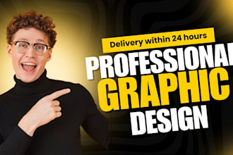 design professional, modern, and eye catching graphics