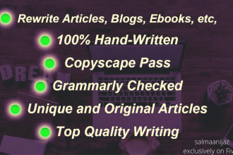 rewrite all types of article up to 500 words