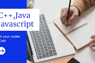 write develop c, cpp, and java codes and projects