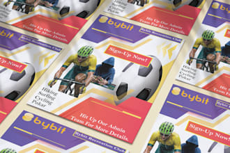 design professional creative product flyers, poster,brochure for your business