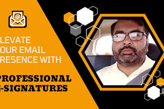 create professional HTML email signature for gmail, outlook