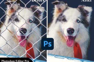 do photoshop editing, remove objects  and retouching
