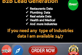do lead generation for targeted restaurants and industries
