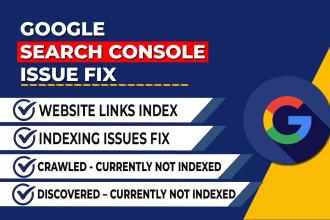 fix google search console page indexing issues and others errors