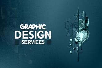 do anything graphic design related, photoshop images, redesign vector artwork