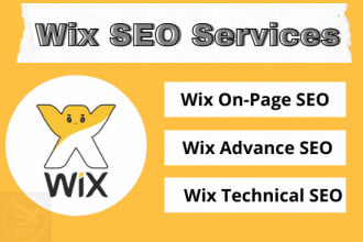 do complete wix website SEO services for google ranking