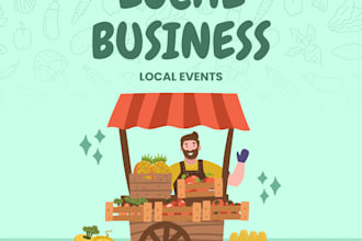 create a customize flyer for online marketing business