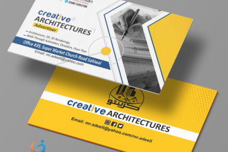 design business card, urdu, english, arabic