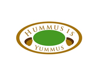 create a yummy logo for my hummus blog
