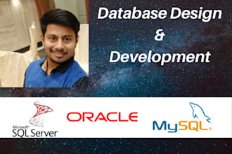 design and develop databases mysql, oracle, postgresql, and ms sql