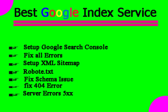 index all errors on your website in google search console