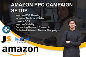 create, manage and optimize amazon advertising ppc campaign