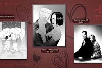 draw a love couple