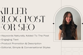 write a killer blog post for SEO