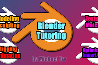 provide tutoring sessions for blender